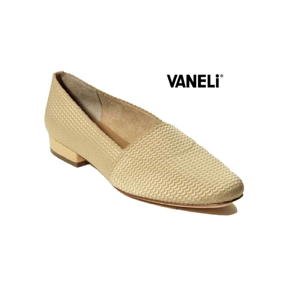 Vaneli Shoes - NEW-VANELI FREDA TAUPE WMN 9.5 N SLIP ON FLATS